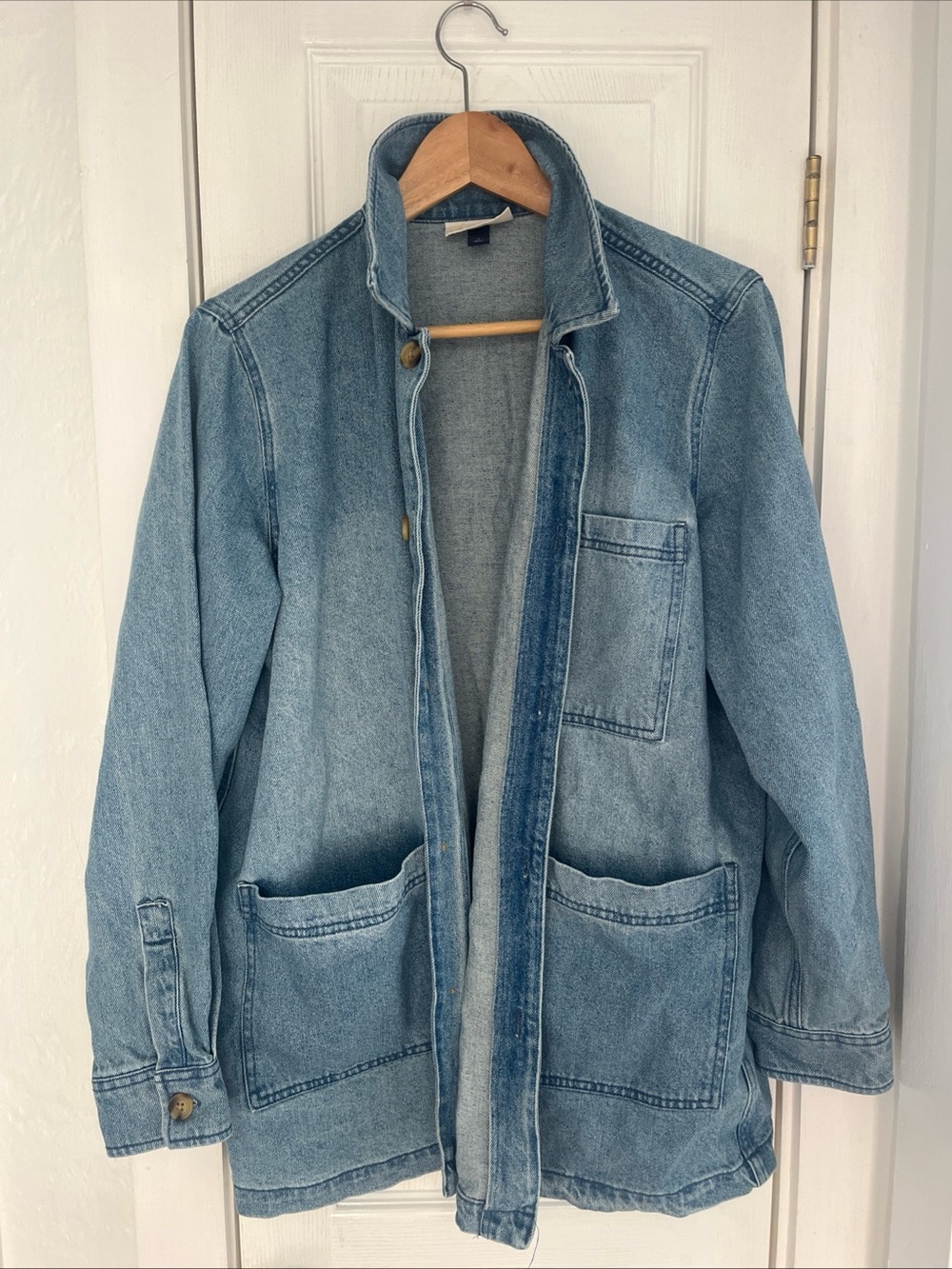 Universal Thread Light Blue Denim Chore Jacket Fall